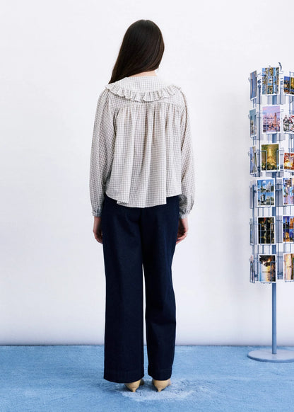 Chemise DORSET carreaux blanc