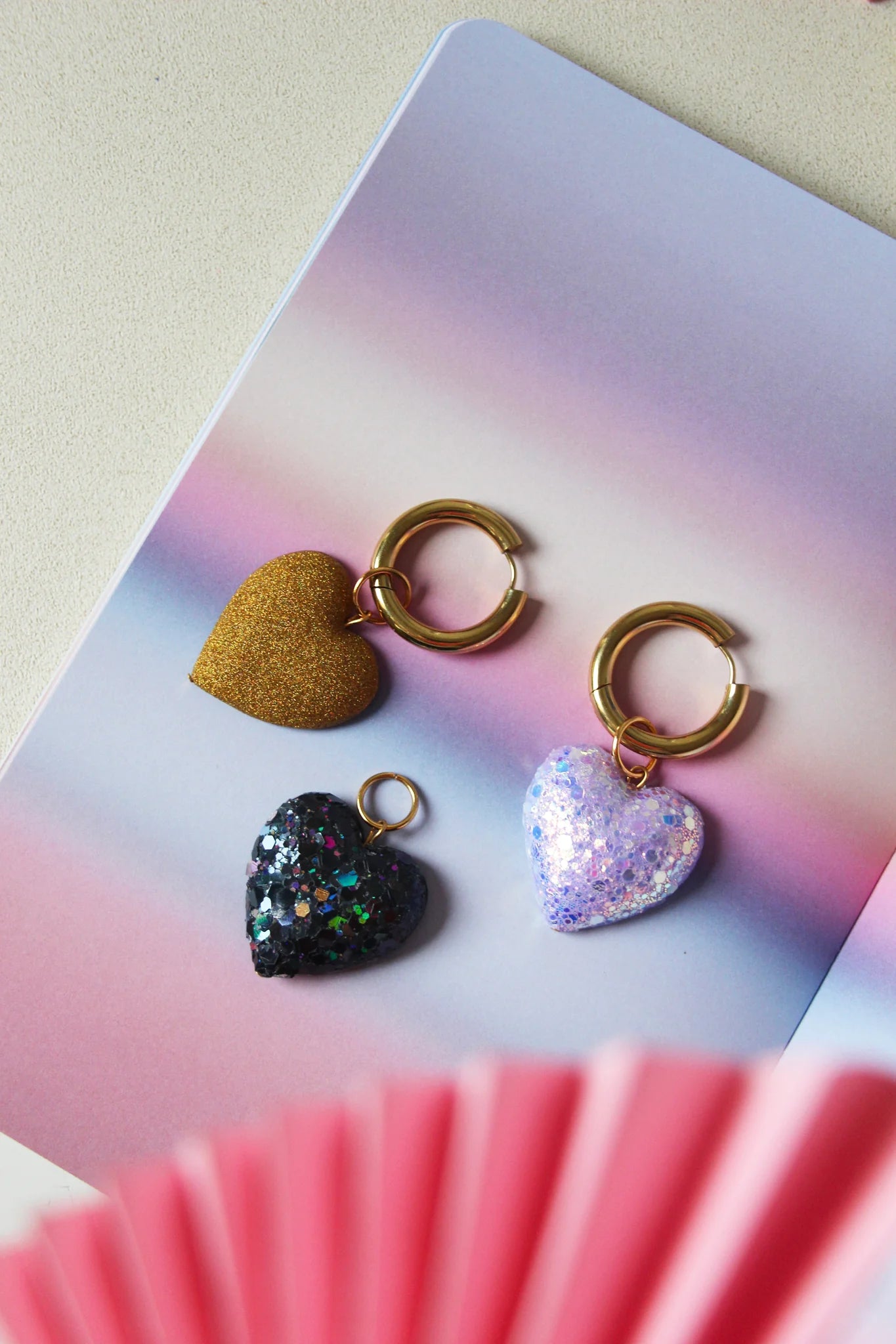 Boucles d'oreilles CORAZONES mordorées