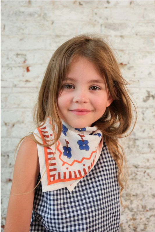 Petit Foulard BLOOM sky