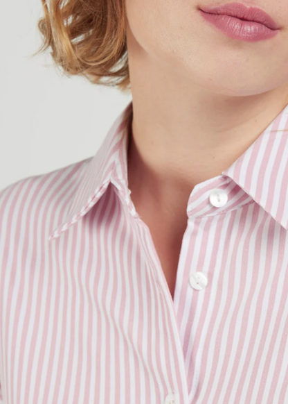 Chemise SAM rayée rose
