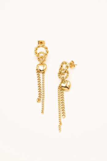 Boucles d'oreilles CAYDIE coeur