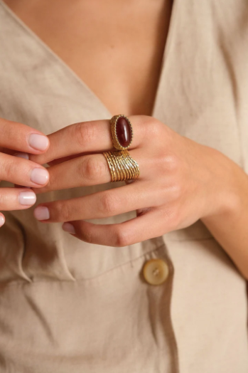Bague VENISE cornaline