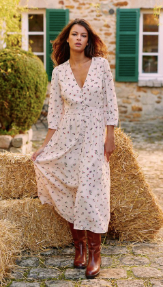 Robe ROUNA bouquet