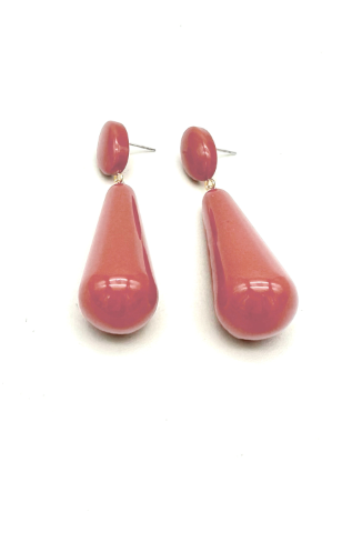 Boucles d'oreilles GALA pourpre