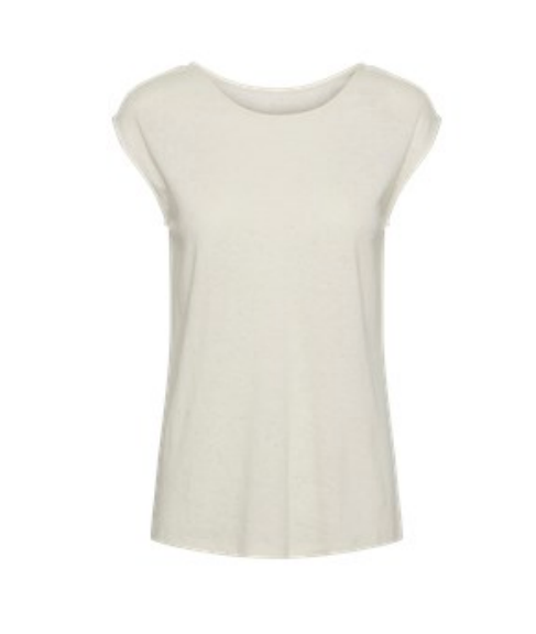 T-shirt NAVA blanc gold