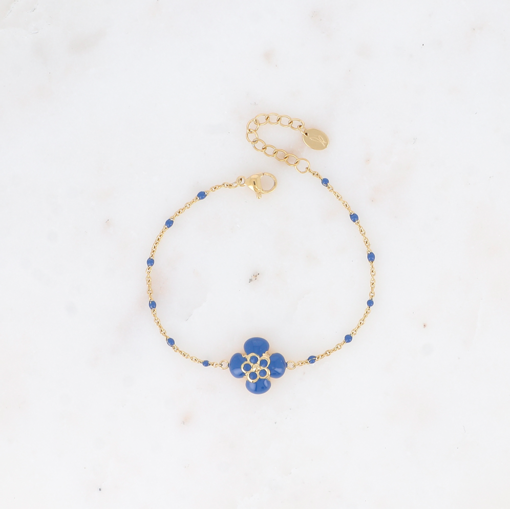 Bracelet FLEUR bleu