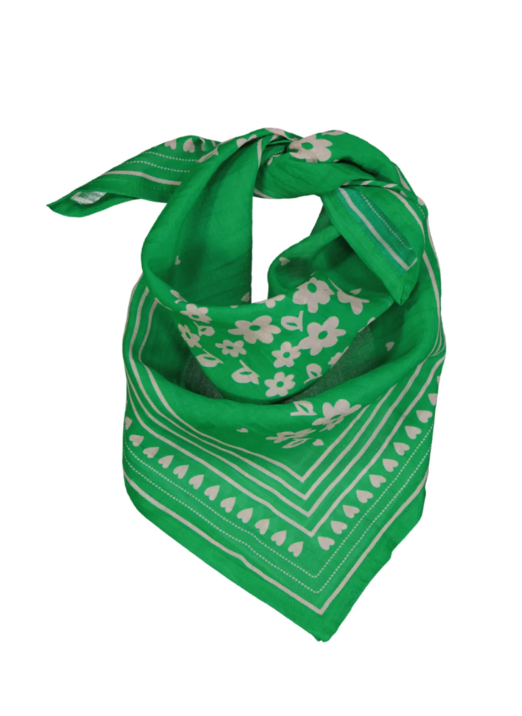 Foulard JADE Trèfle Vert