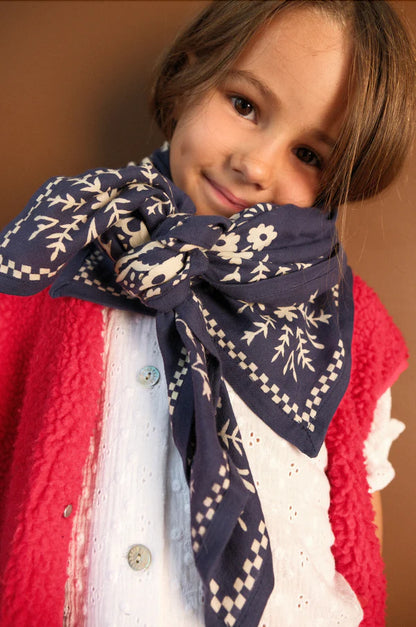 Foulard MYSORE bandana marine