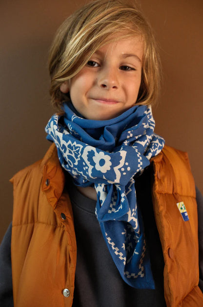 Foulard MYSORE bandana ciel