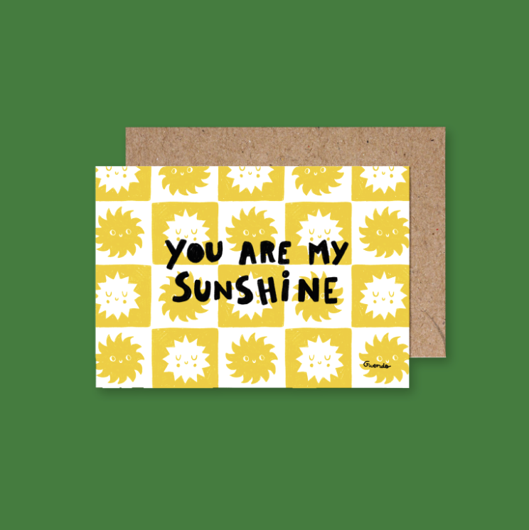 Carte YOU ARE MY SUNSHINE