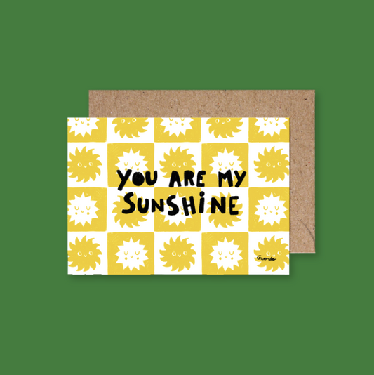Carte YOU ARE MY SUNSHINE