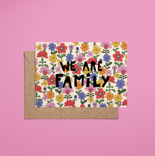 Carte WE ARE FAMILY