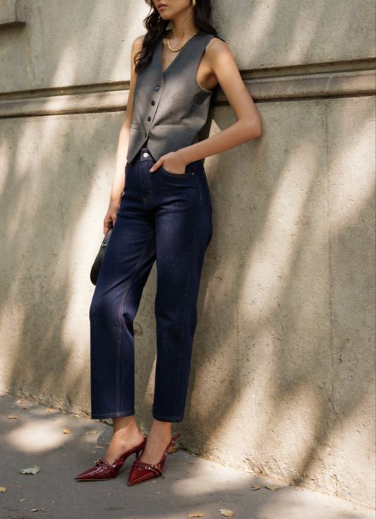 Jeans SOLANGE brut