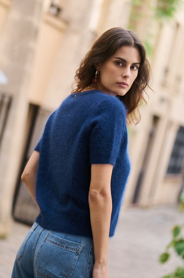 Pull BARNABÉ bleu