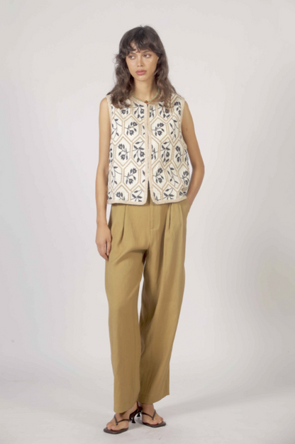 Gilet MARTIN brodé floral