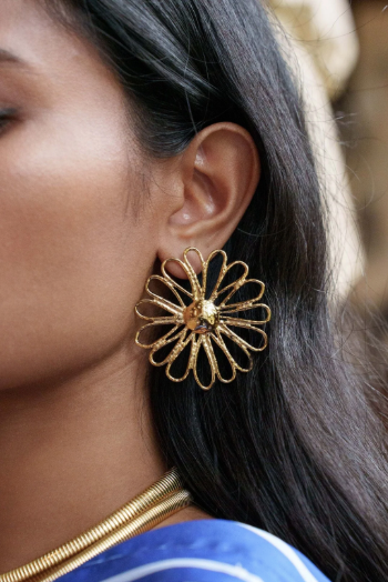 Boucles d'oreilles DOLORÈS marguerite