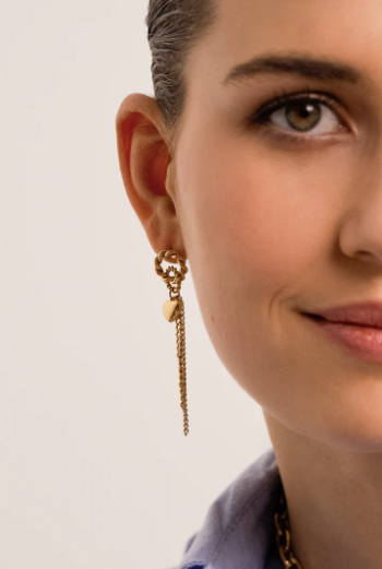 Boucles d'oreilles CAYDIE coeur
