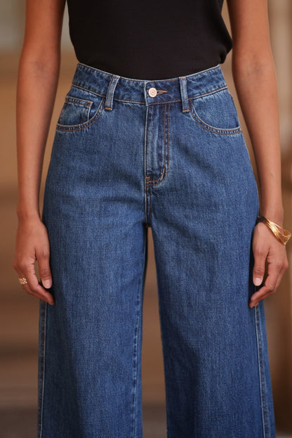 Jeans wide COLOMBE denim
