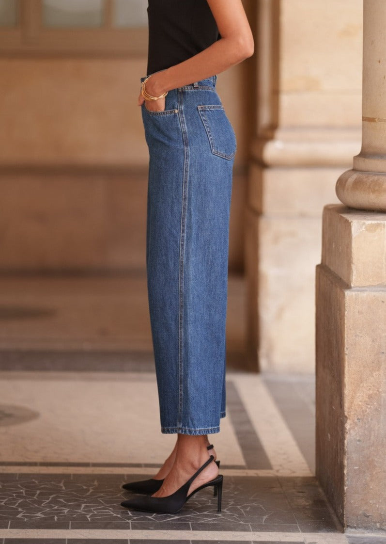 Jeans wide COLOMBE denim