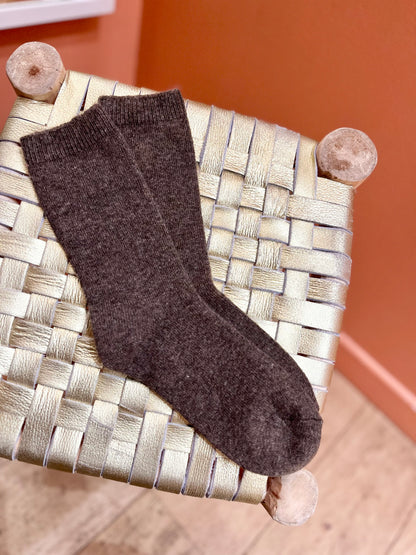 Chaussettes CAMILLE marron