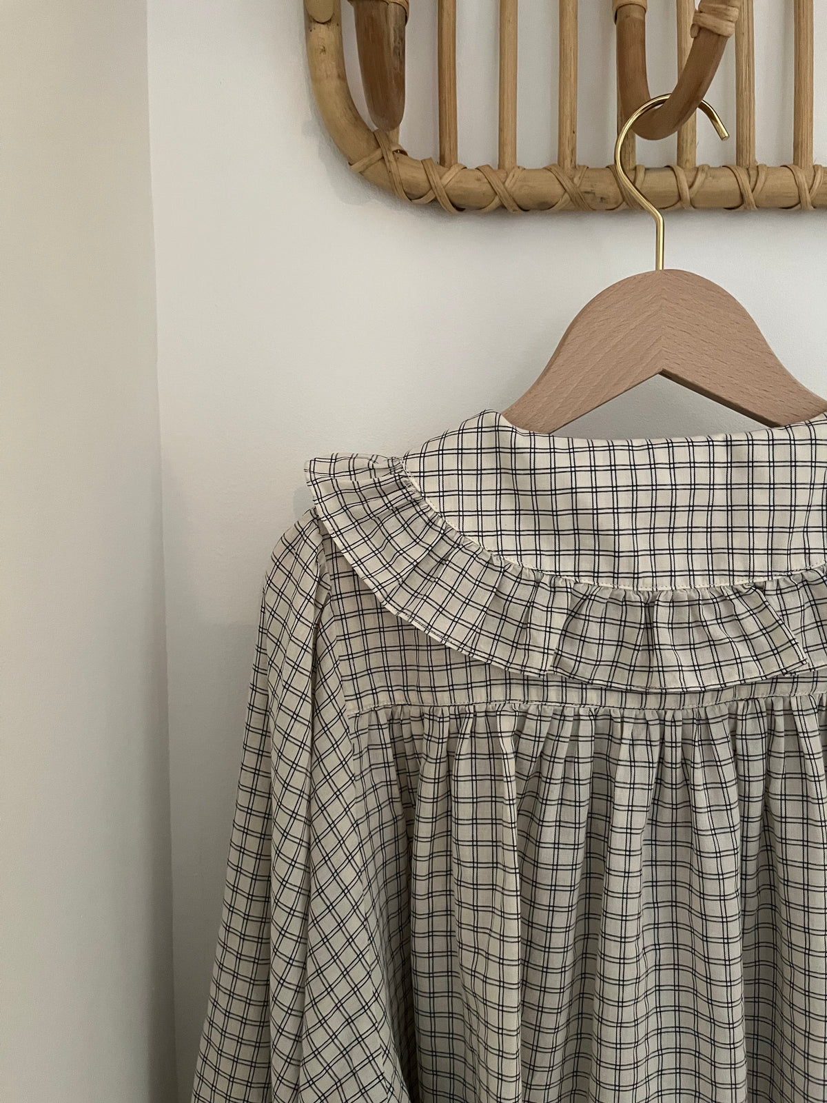 Chemise DORSET carreaux blanc