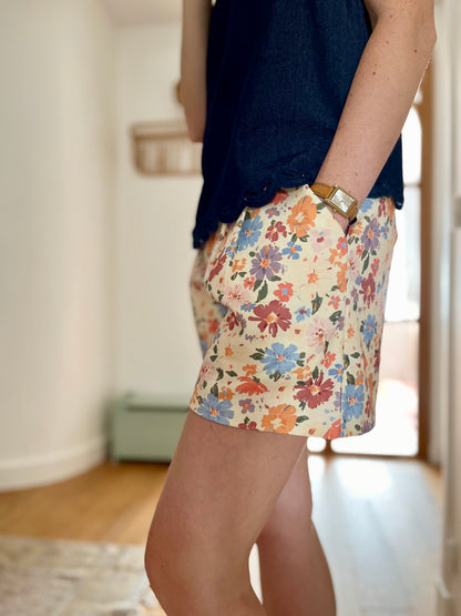 Short ADÈLE fleurie