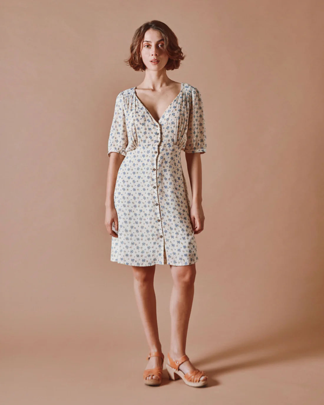 Robe DIMBA bleuet
