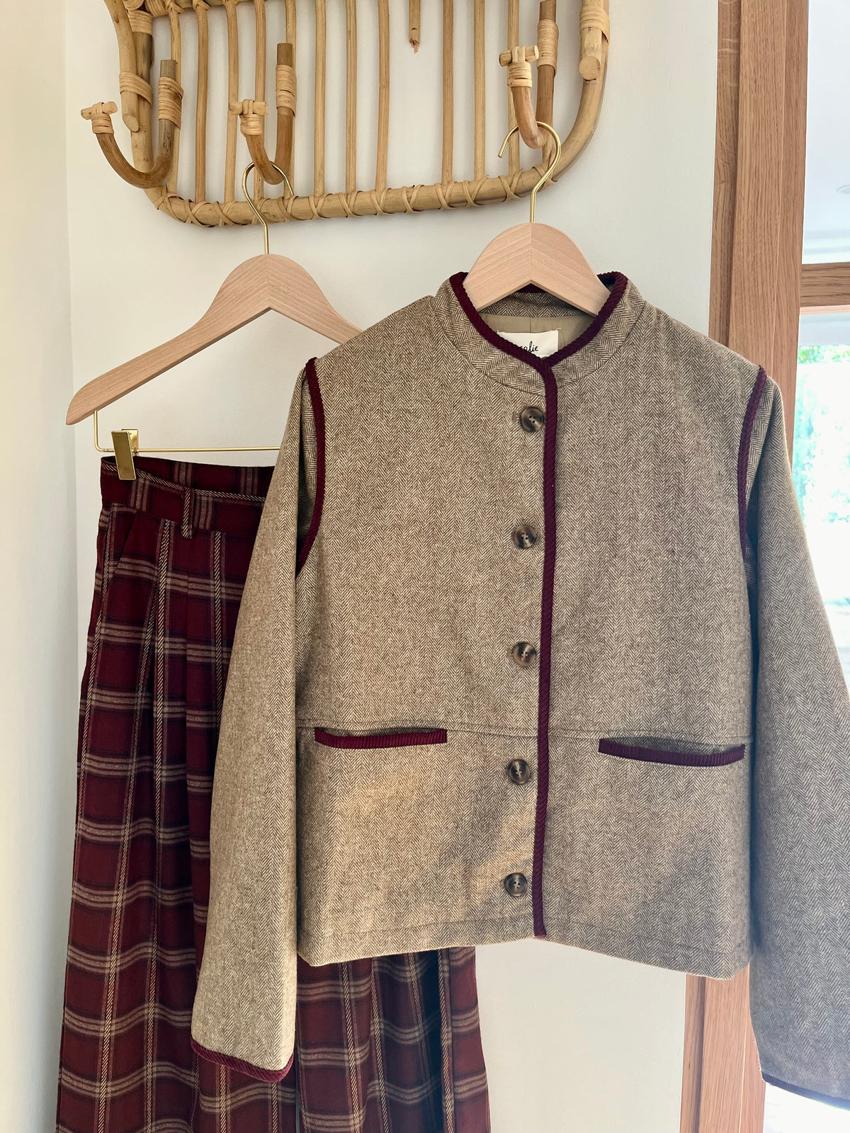 Veste GWENDAL kaki chinée