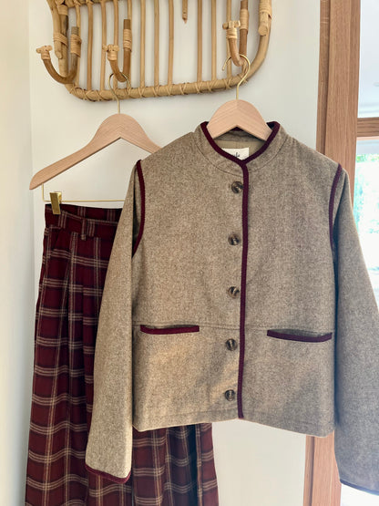 Veste GWENDAL kaki chinée