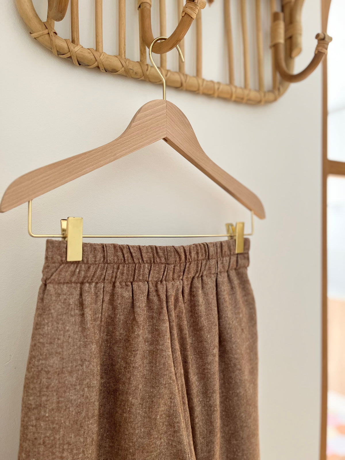 Pantalon HÉLÈNE beige chiné