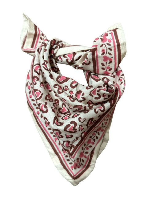 Petit Foulard GABRIEL Léo Cerise