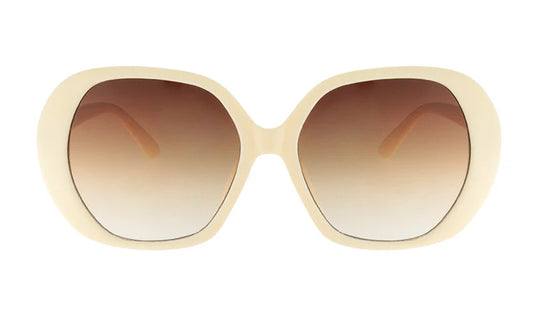 Lunettes de soleil GOLBIE blanche