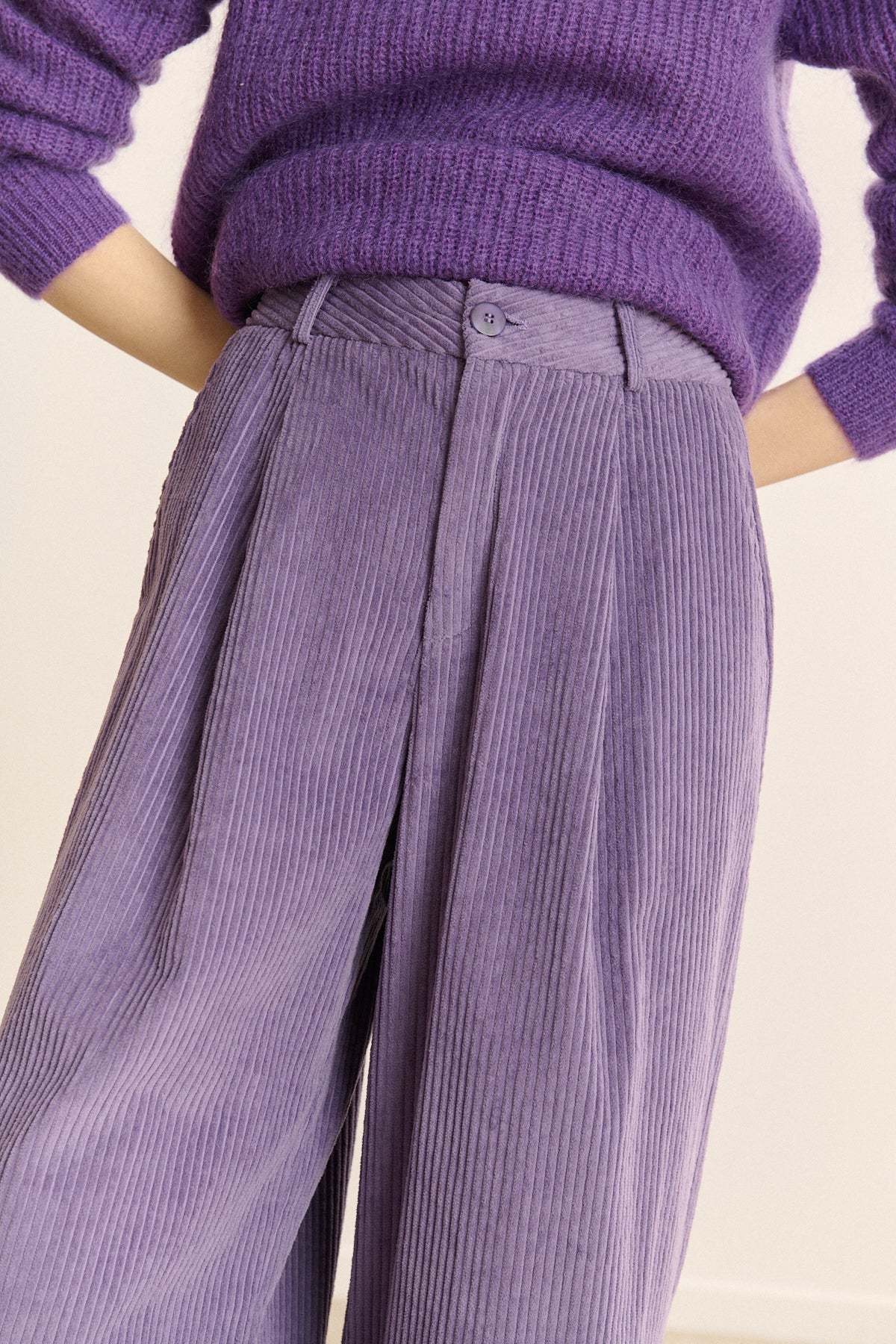 Pantalon VOLTAIRE lilas