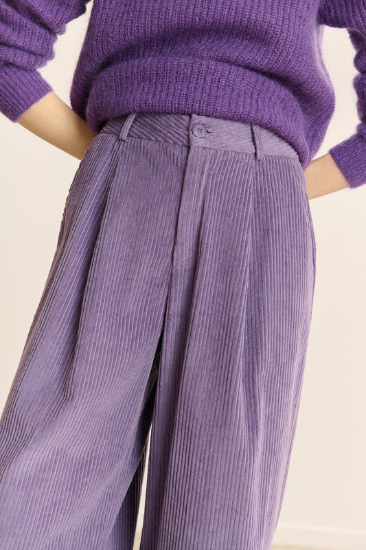 Pantalon VOLTAIRE lilas