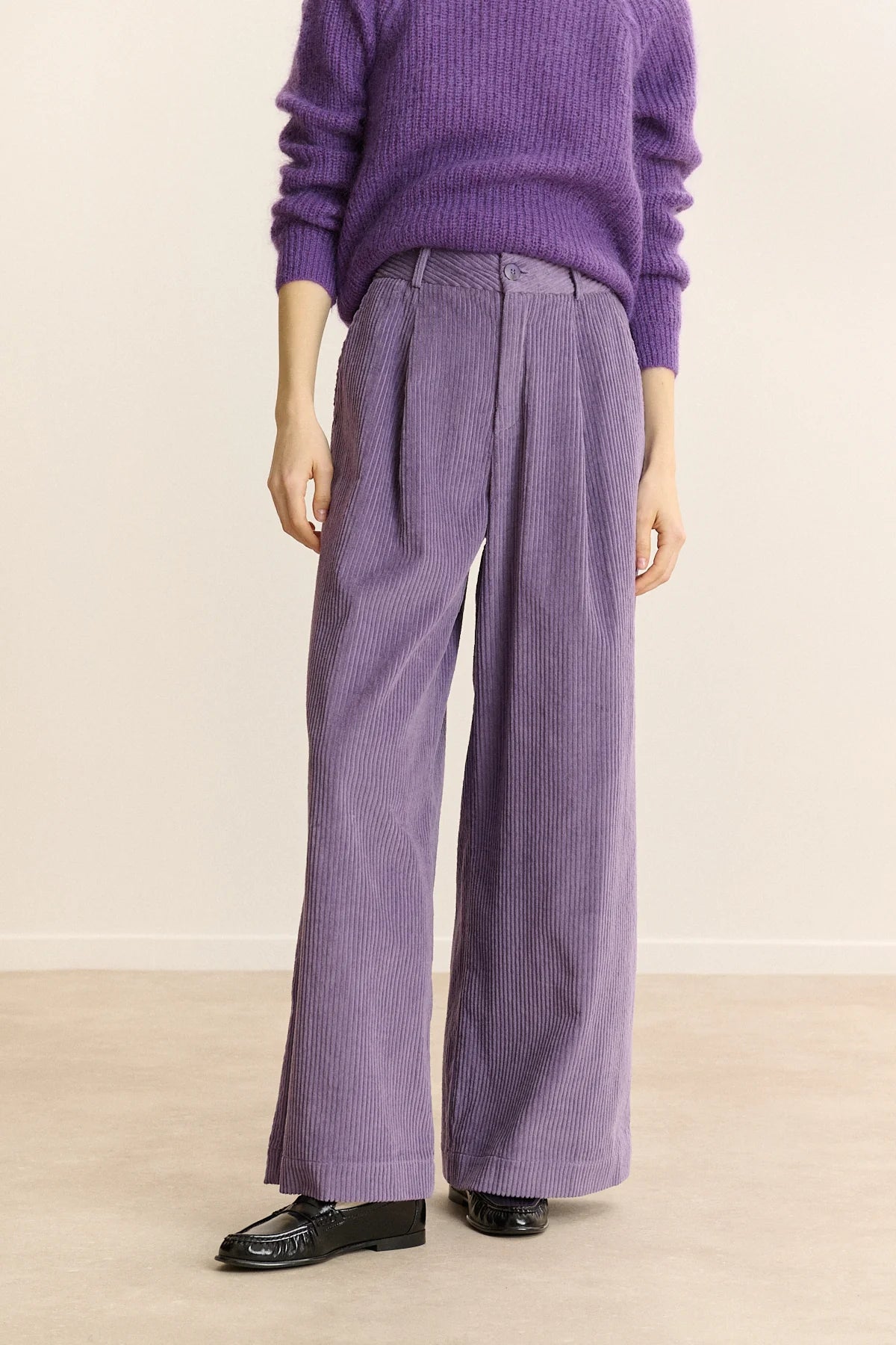 Pantalon VOLTAIRE lilas