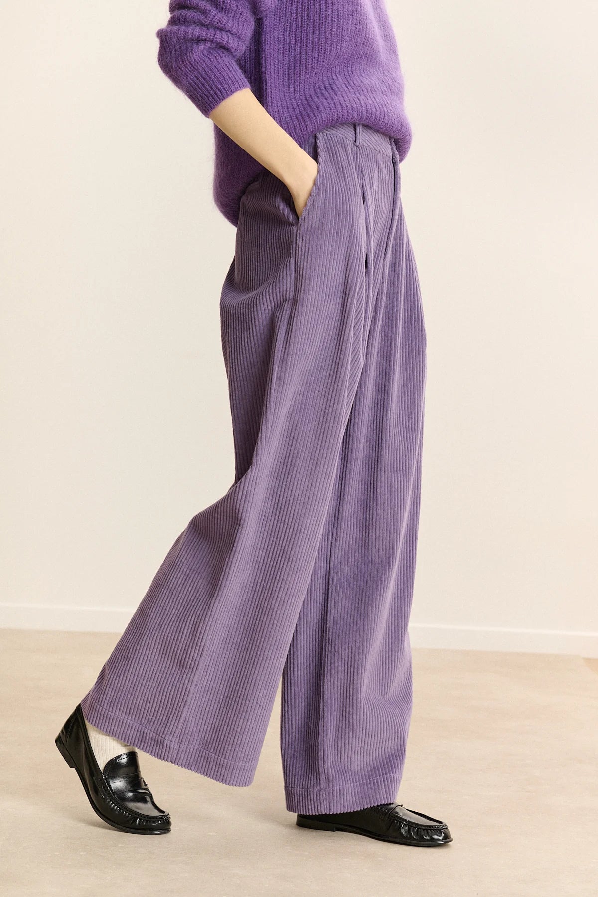 Pantalon VOLTAIRE lilas