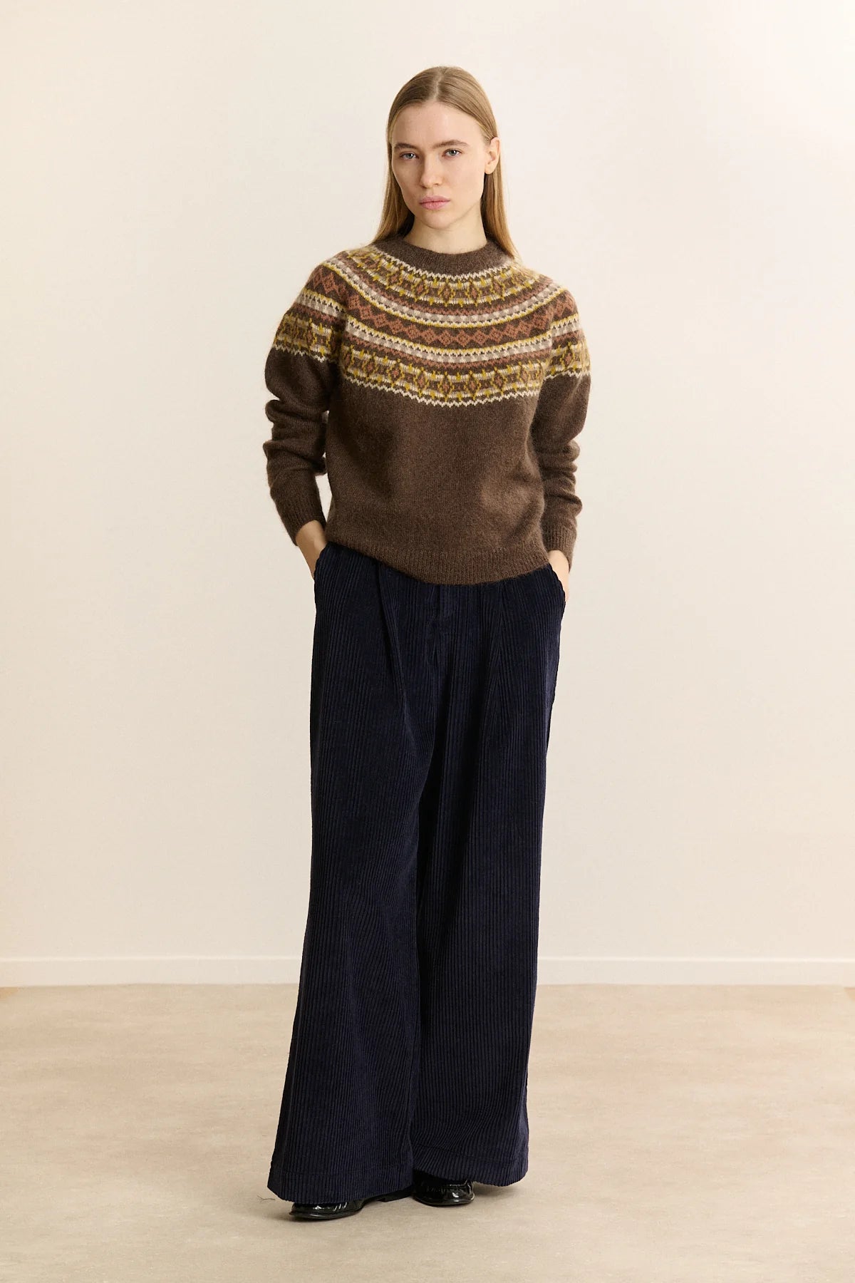 Pull DOLCE marron