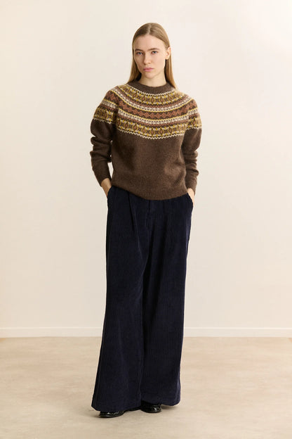Pull DOLCE marron