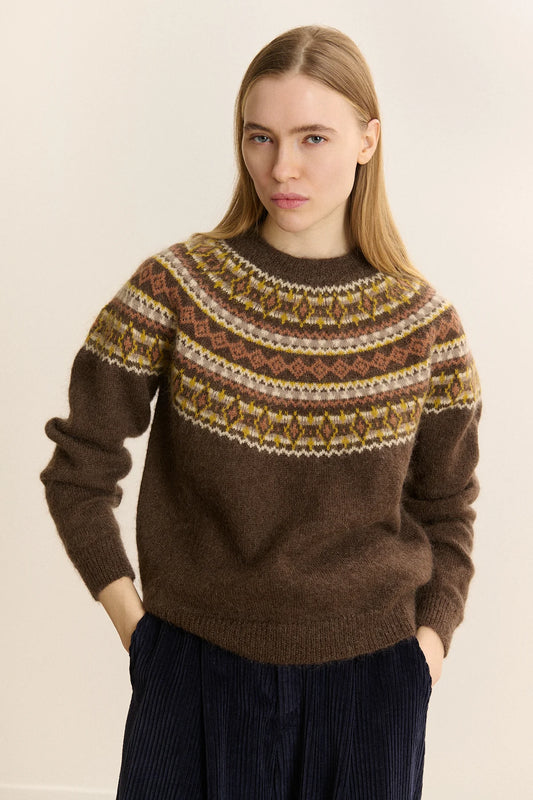 Pull DOLCE marron