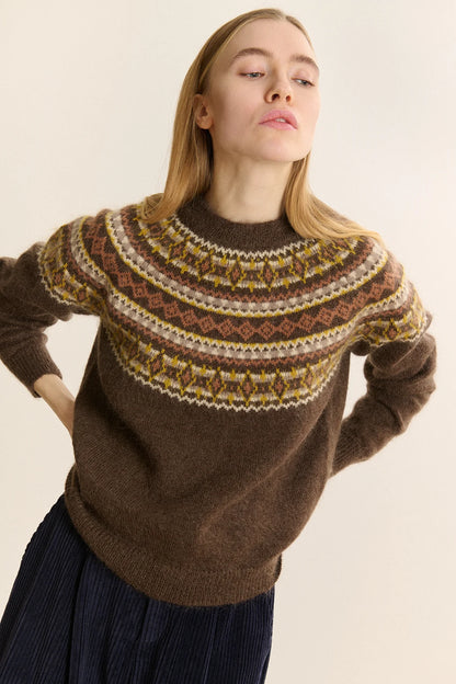 Pull DOLCE marron