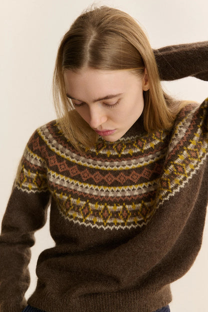 Pull DOLCE marron