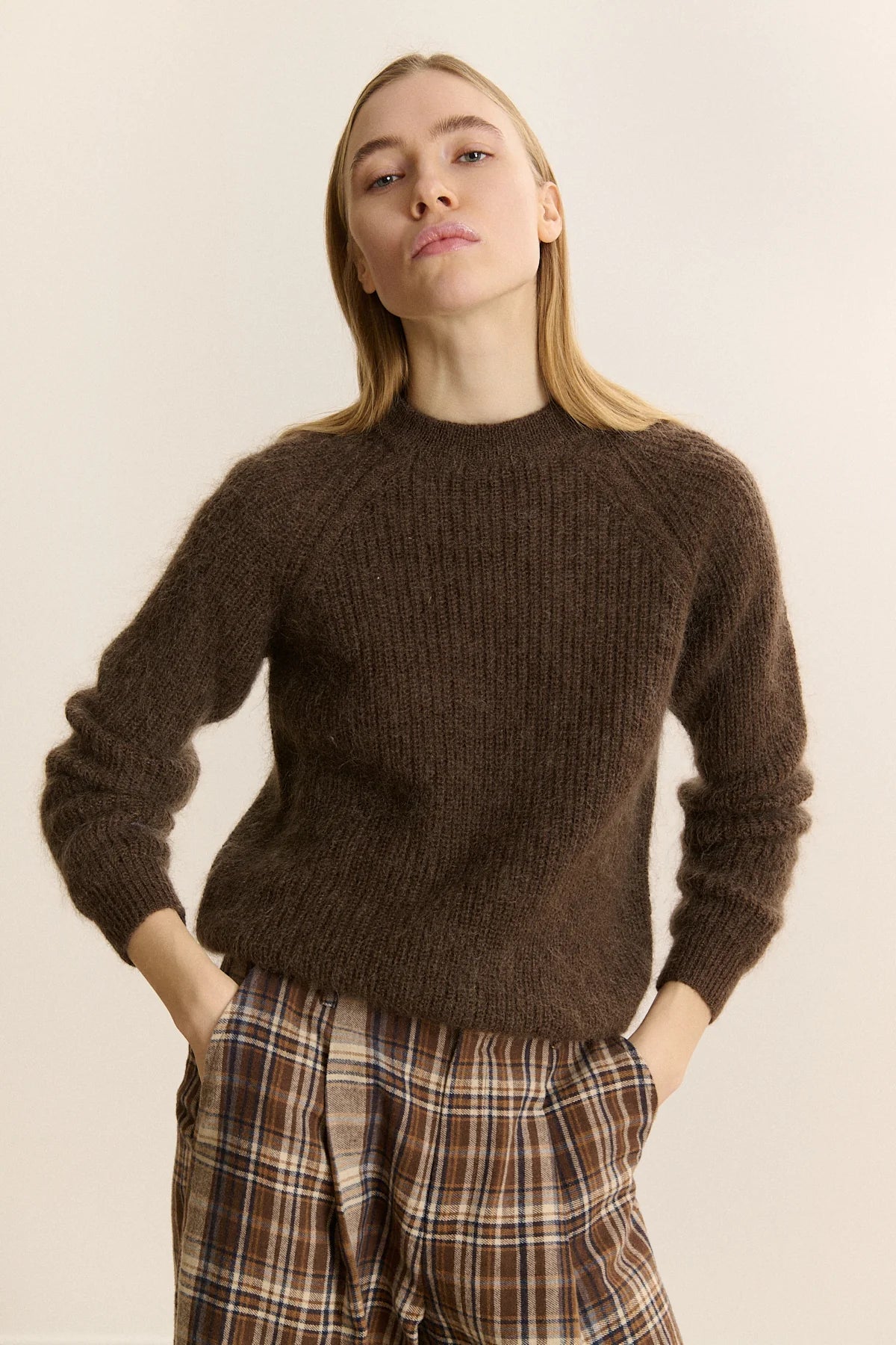 Pull TIMOUR chocolat