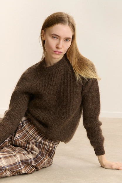 Pull TIMOUR chocolat