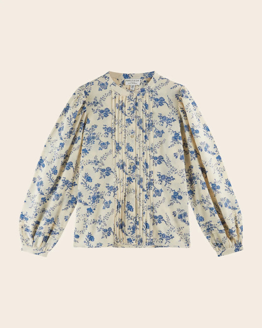 Chemisier CECILIA orchid bleu