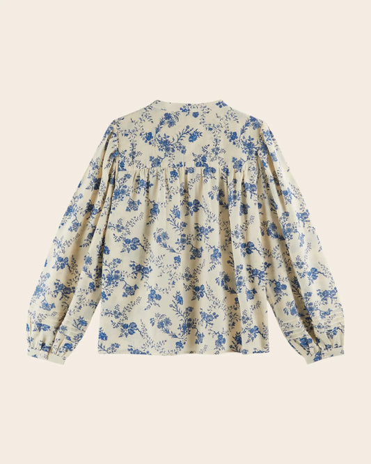 Chemisier CECILIA orchid bleu