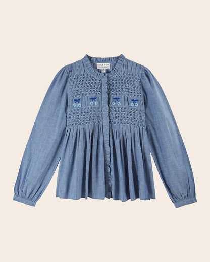 Chemise DANAIDE bleue