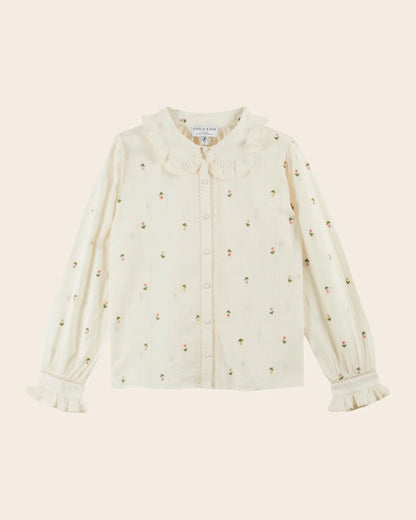 Chemise DOTTY crème