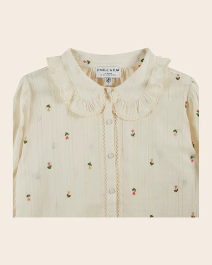 Chemise DOTTY crème