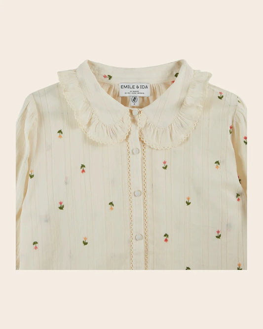 Chemise DOTTY crème