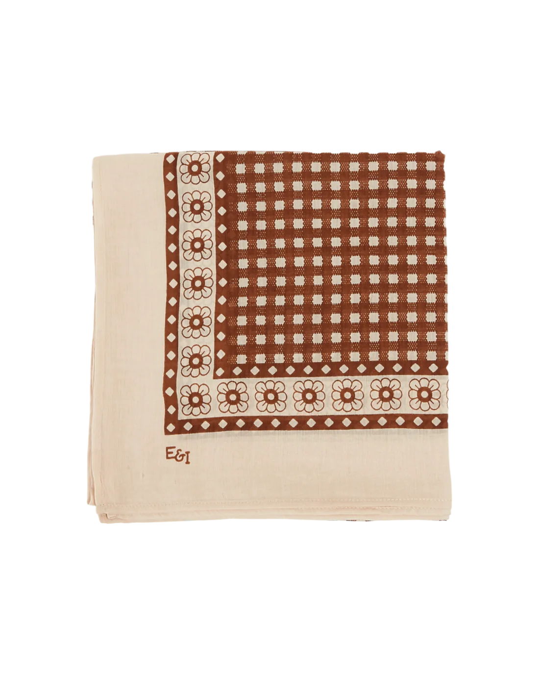 Foulard vichy choco